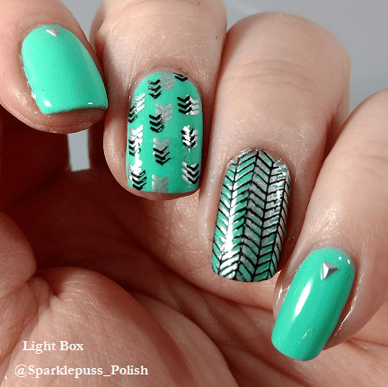 Orly Vintage with nail art