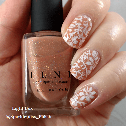 Peachy Queen by ILNP with stamping 1