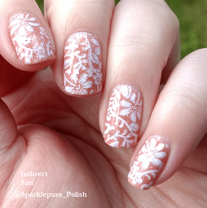 Peachy Queen by ILNP with stamping 3