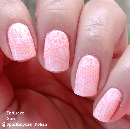 Ponyville Confidential by Glam Polish with stamping 1