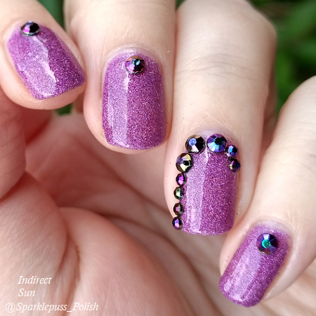 Stone of Power by Lucky 13 Lacquer with nail art