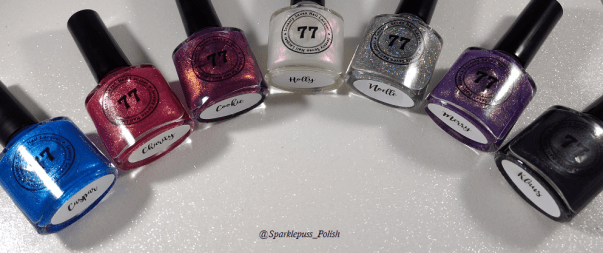 First week advent calender Seventy Seven Nail Lacquer