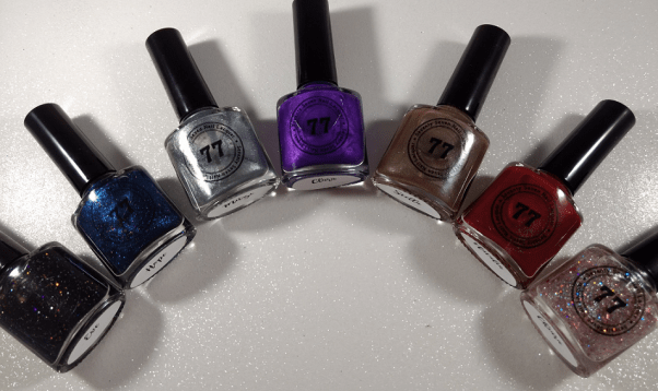 Third week advent calendar Seventy Seven Nail Lacquer