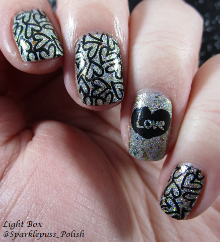 Pretty Beautiful Unlimited Fates Entwined Valentine's Day nail art